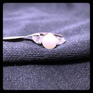 Pearl and Diamond Ring